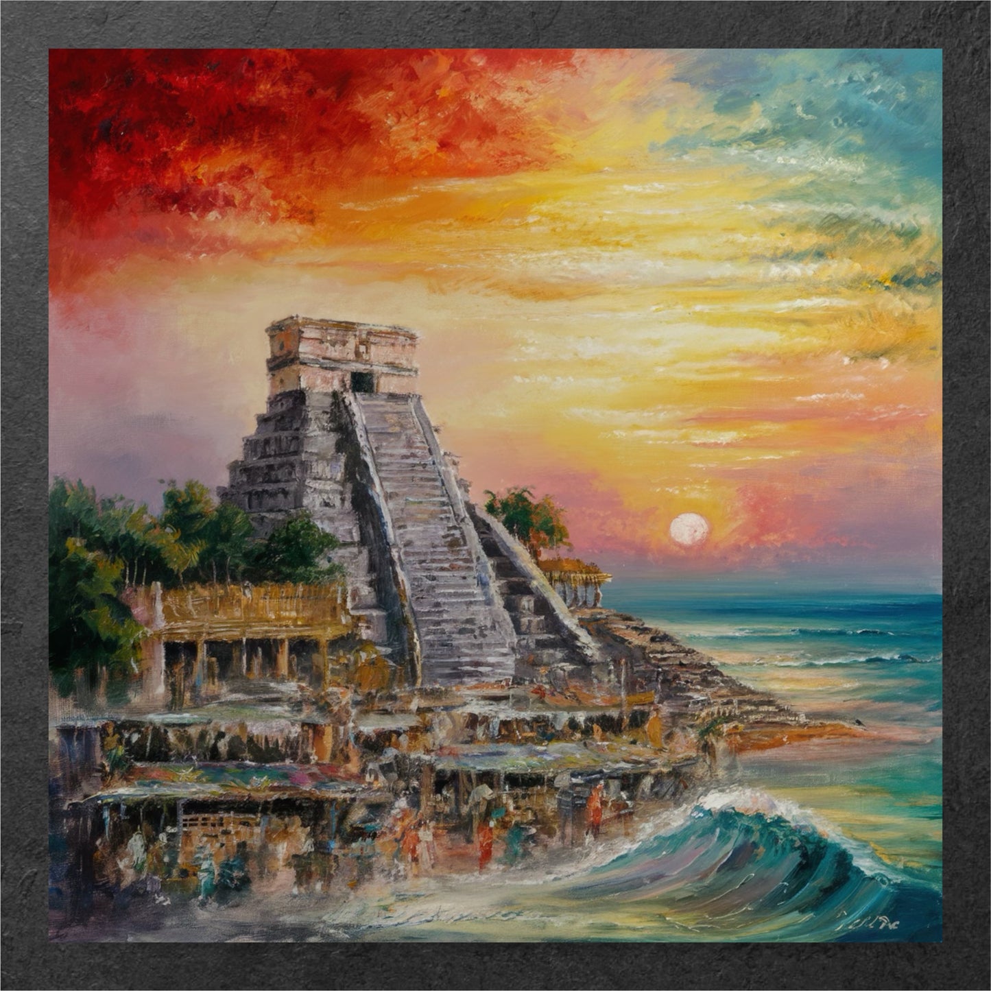 Atardecer Majestuoso en TULUM